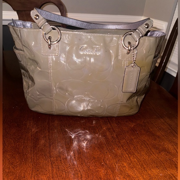 Coach Patent Leather Handbag - Picture 10 of 16